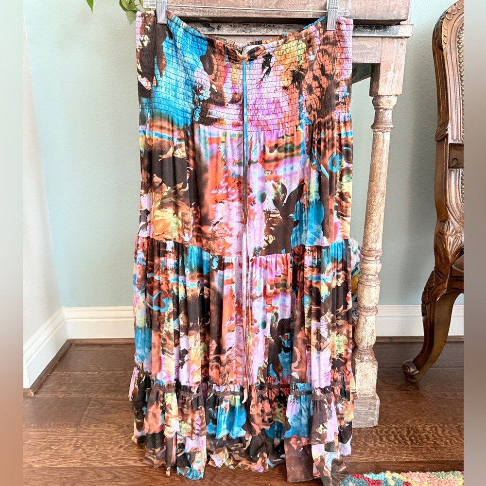 Venezia-Milano Strapless Dress Maxi Skirt